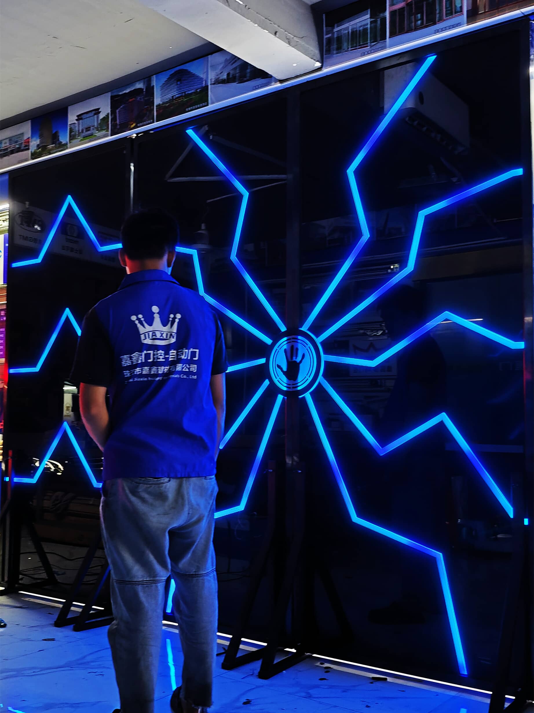 定做掌纹科技门 智能科技门