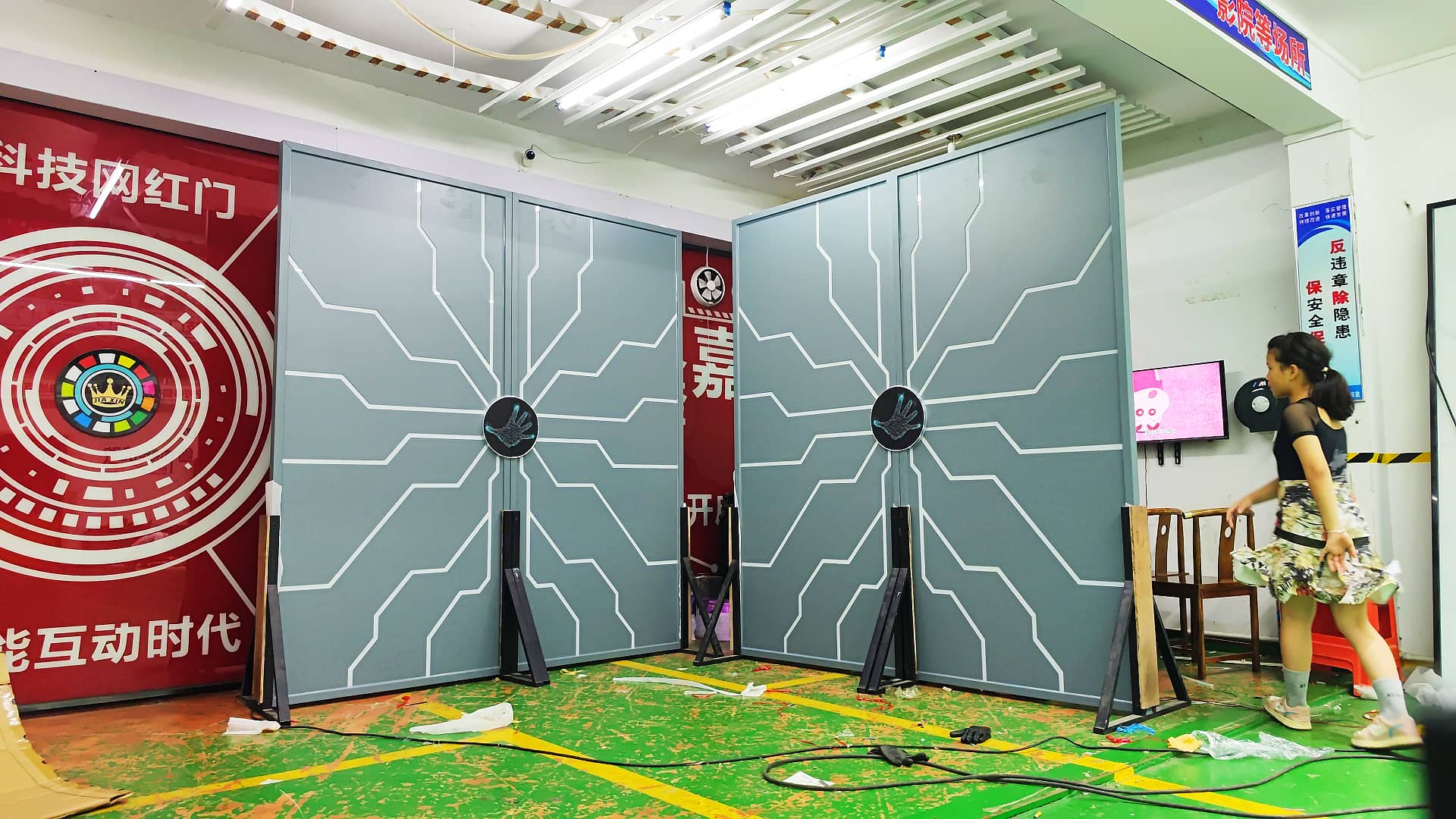 定做掌纹科技门 智能网红门