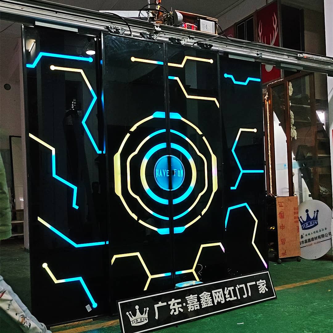 镀锌板定制隧道镜霓虹 网红门