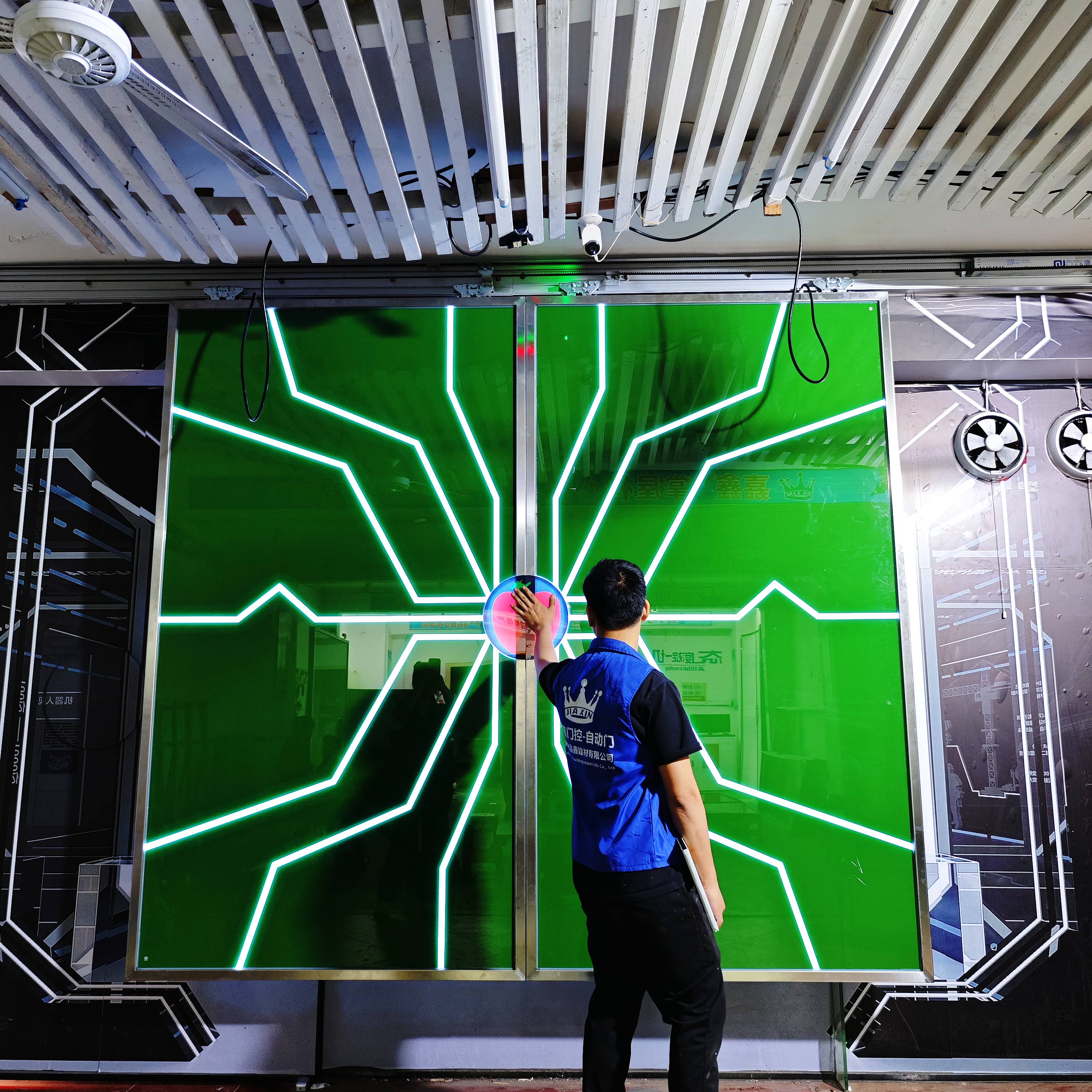 科技掌纹门 展厅酒吧