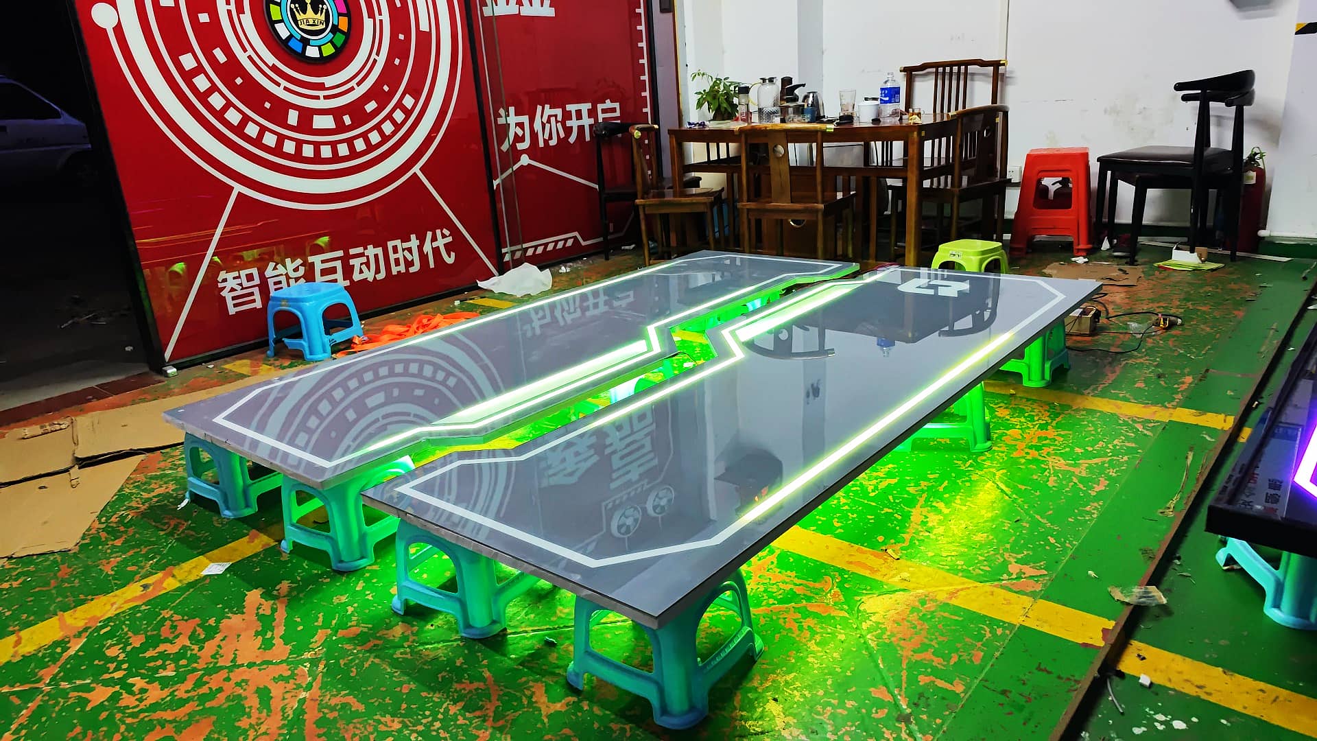 平移感应门 网红掌纹解锁门