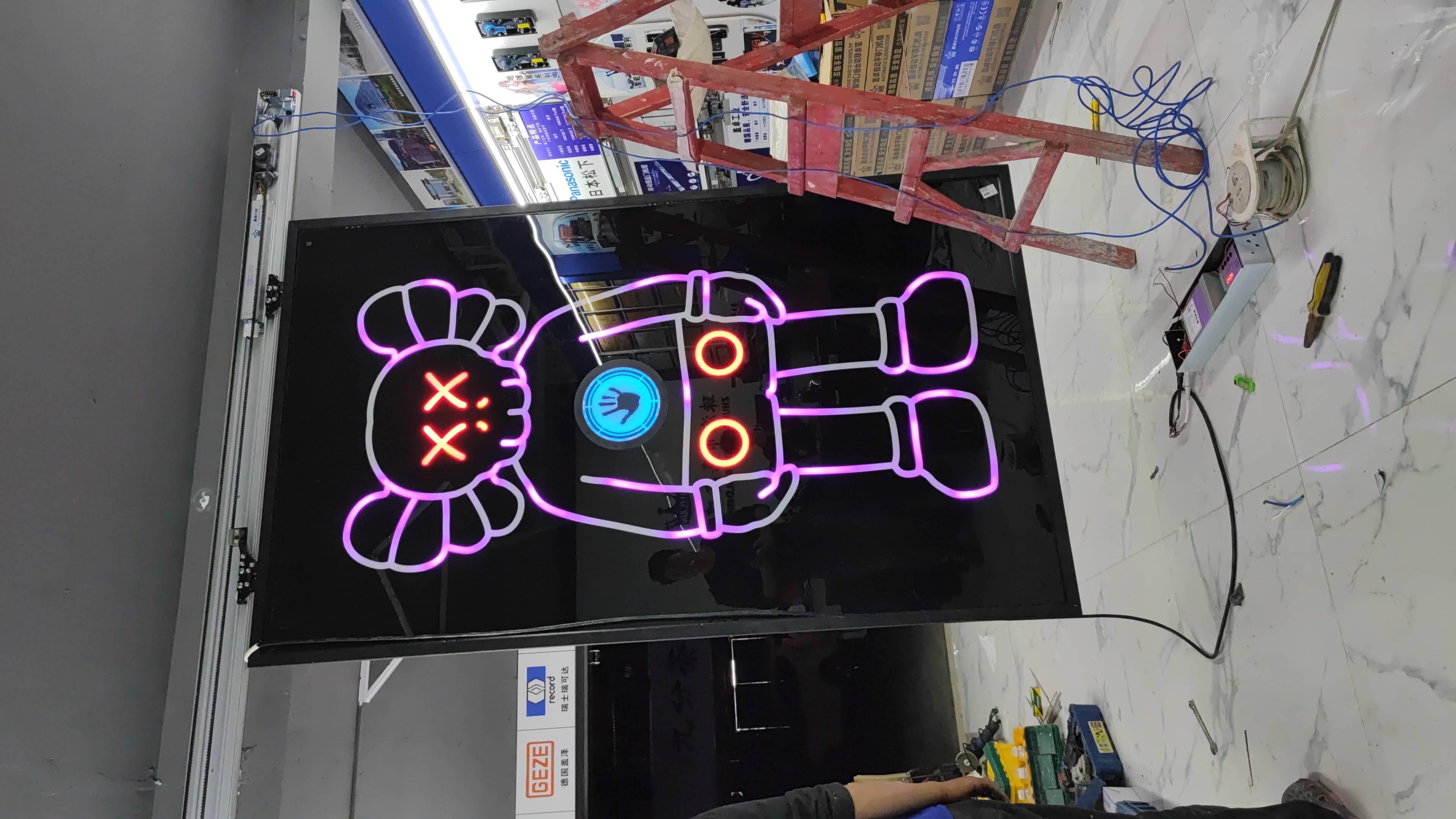 全自动科技触摸感应网红门